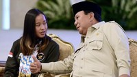 Atlet Martina Sempat Ngobrol dengan Prabowo di Istana, Ini yang Dibahas