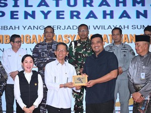 Gubsu Bobby Terima Donasi Bencana Rp 4,7 Miliar dari Pemkot Batam
