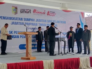 Bupati Lombok Timur Lantik Kadisdikbud dan Kadinkes Baru