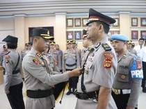 Kapolres Gianyar Lantik 4 Pejabat Baru, 2 Kapolsek Berganti