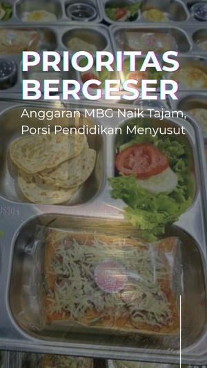 Video Anggaran MBG Melonjak, Menyerap Sepertiga Dana Pendidikan