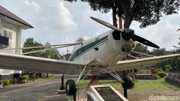 Pesawat Penerbangan di Museum Perkebunan Indonesia I (A Fahri Perdana Lubis/detikcom)