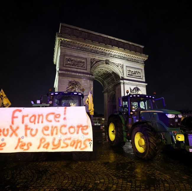 Petani Prancis Protes Kesepakatan UE-Mercosur dan Penanganan Wabah Ternak