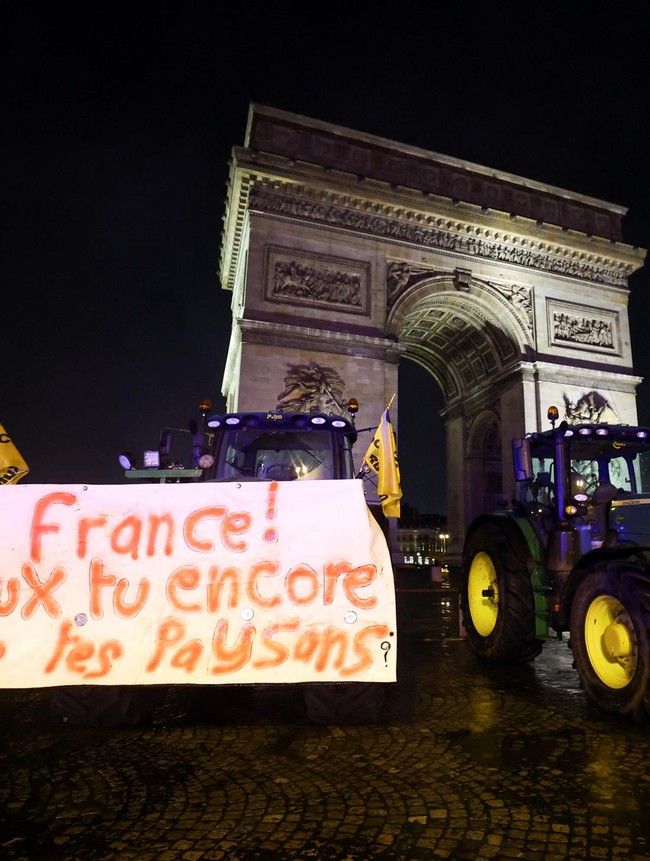 Petani Prancis Protes Kesepakatan UE-Mercosur dan Penanganan Wabah Ternak