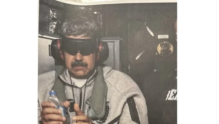 Presiden Venezuela Nicolas Maduro saat ditangkap mengenakan sweater Nike Tech Fleece.