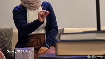 Sesi demo Galaxy XR di CES 2026 memperlihatkan bagaimana pengguna berinteraksi langsung dengan konten digital melalui gesture tangan, tanpa banyak menu rumit. Foto: Effendy Lesmana