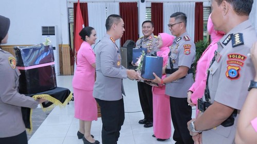 Serah terima jabatan sejumlah pejabat lingkup Polda NTB, Kamis (8/1/2026). (Dok Polda NTB).
