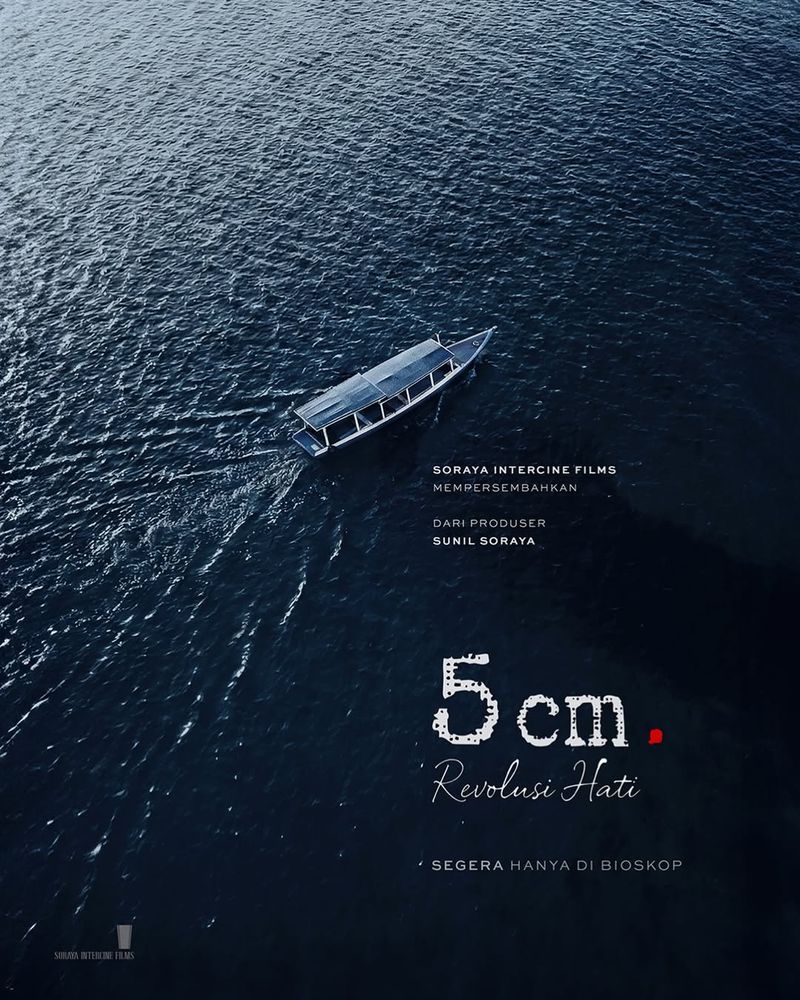 Teaser poster film 5 cm: Revolusi Hati