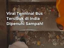 Video: Viral Terminal Bus Tersibuk di India Dipenuhi Sampah!