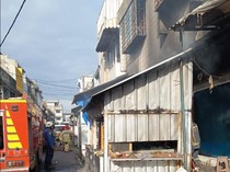 Warung di Pasar Karlis Tasikmalaya Terbakar Pedagang Alami Luka Bakar