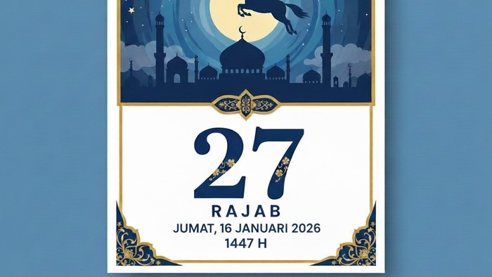 Ilustrasi 27 Rajab 1447 H