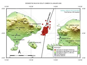 Video: Aktivitas Gempa di Selat Lombok Meningkat, BMKG Sebut Tidak Normal
