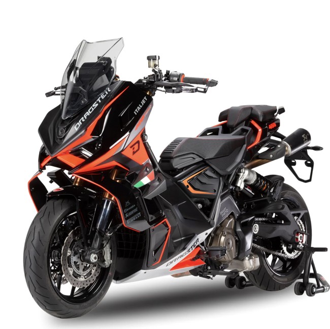 Wujud Italjet Dragster 459, Motor Sport Berbaju Motor Matic