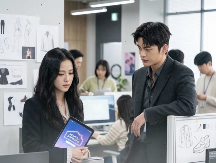 Penampilan Jisoo BLACKPINK dan Seo In Guk dalam drama Korea Boyfriend On Demand.