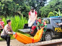 Kakek di Blitar Tewas Setelah Tabrakkan Diri ke KA Matarmaja