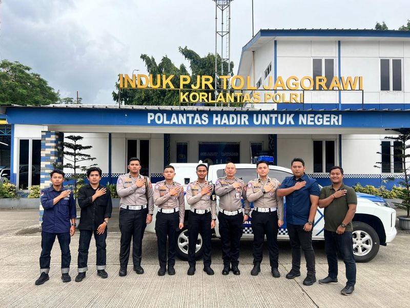 Kakorlantas Terjunkan TLE Drone di Cibubur