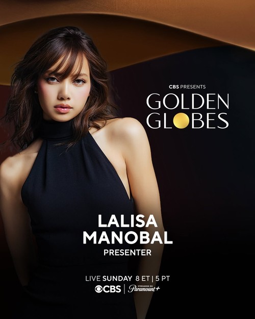 Lisa BLACKPINK diumumkan sebagai presenter Golden Globe Awards 2026.