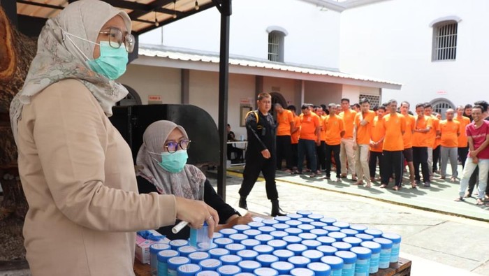 Cegah Peredaran Narkoba, Rutan Serang Tes Urine Tahanan