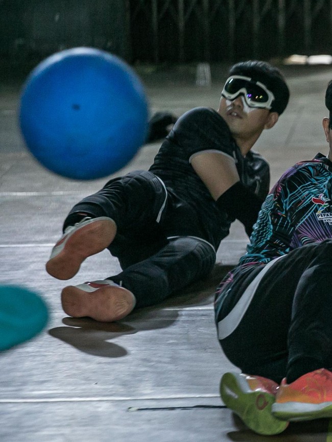 Pelatnas Goalball Indonesia Matangkan Persiapan Jelang ASEAN Para Games Thailand