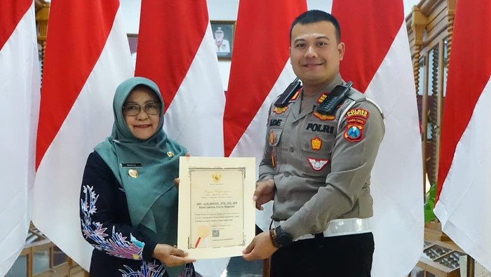 Angka Kecelakaan di Magetan Turun, Satlantas Diganjar Penghargaan