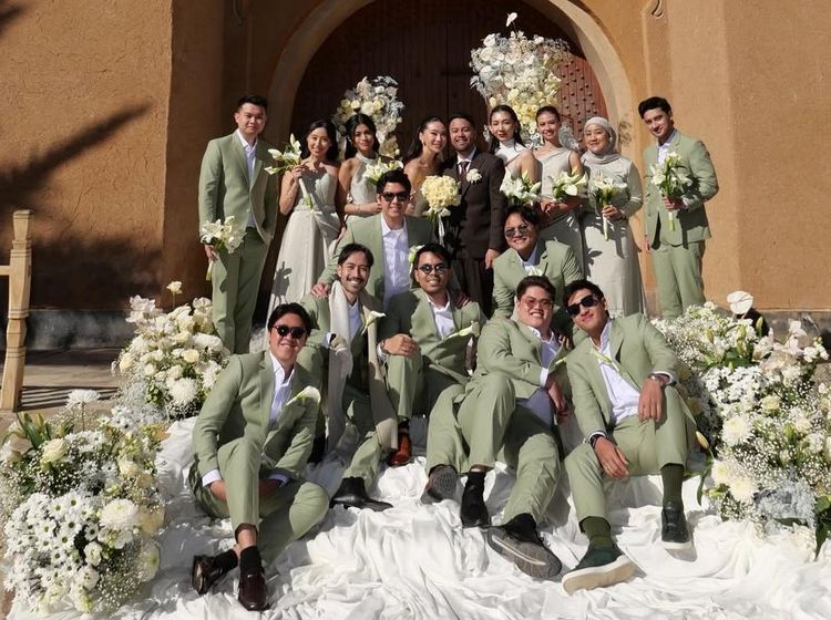 Potret Selebritas Hadiri Rangkaian Pernikahan Ranggaz Laksmana di Maroko