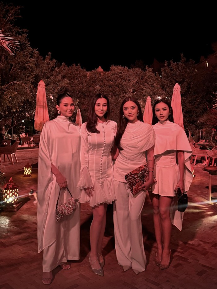 Potret Selebritas Hadiri Rangkaian Pernikahan Ranggaz Laksmana di Maroko