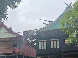 19 Rumah Warga di Kelurahan Palanro Barru Rusak Diterjang Angin Kencang