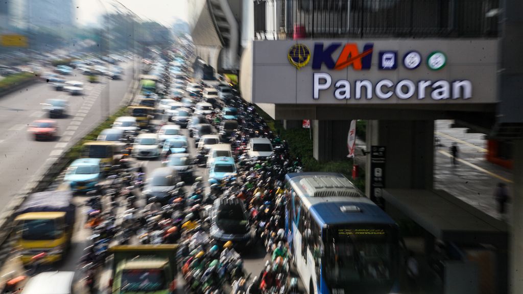 Stasiun LRT Pancoran. (Dok. Detikcom/Andhika Prasetia)
