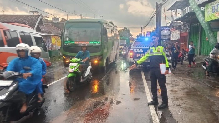 Lokasi kejadian tabrak lari siswa MAN 1 Tulungagung