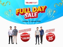Obral Pakaian Pria Murah Meriah, Spesial di Transmart Full Day Sale