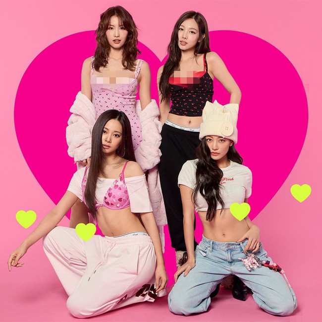Victoria’s Secret resmi menggandeng grup KPop TWICE sebagai model untuk campaign koleksi terbaru VS Pink menjelang Valentine’s Day. Empat personelnya Jihyo, Nayeon, Momo, dan Tzuyu menunjukkan eksistensi setelah viral tampil di fashion show Victoria’s Secret di New York pada Oktober 2025. Foto: dok. Victorias Secret