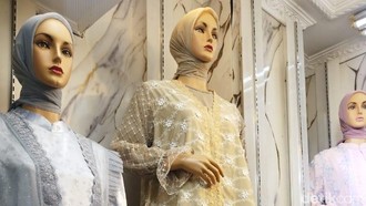 Viral Rompi Lepas Pasang Jadi Tren Baju Lebaran, Ini Harganya di Tanah Abang