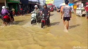 Banjir Merendam Kecamatan Blega Bangkalan