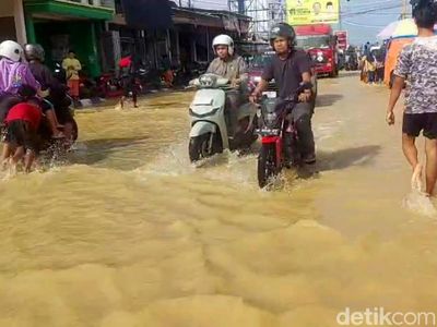 Banjir Merendam Kecamatan Blega Bangkalan
