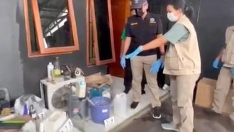 BNN Bongkar Pabrik MDMB-4EN-PINACA di Tangerang, Koki hingga Kurir Dibekuk