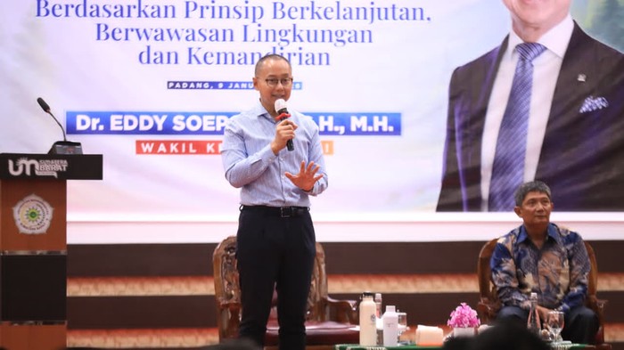 Kunjungi Kampus Muhammadiyah Sumbar, Waka MPR Bicara Mitigasi Krisis Iklim