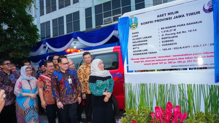 Khofifah resmikan RS KORPRI Pura Raharja