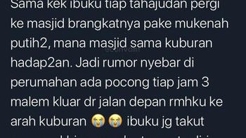 Cerita horor berubah jadi kisah kocak gara-gara balasan yang sama sekali di luar dugaan. Foto: X.com