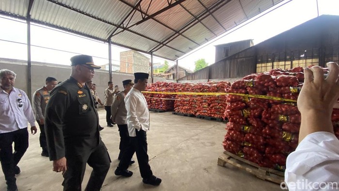 Mentan Cek Sitaan 123 Ton Bawang Bombai Impor Ilegal di Semarang: Bawa Penyakit