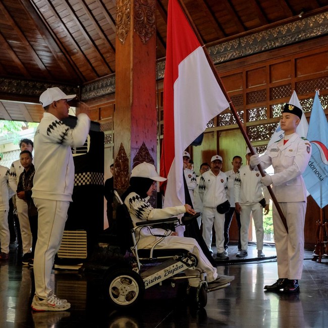 Kontingen Indonesia Dikukuhkan untuk ASEAN Para Games 2025 Thailand