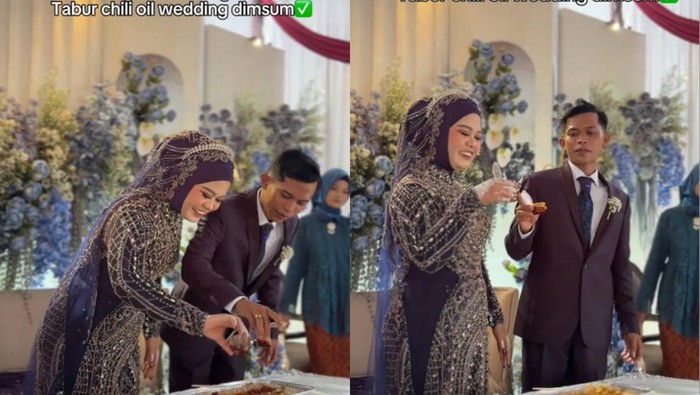 Pernikahan unik, ada pesta meracik dimsum