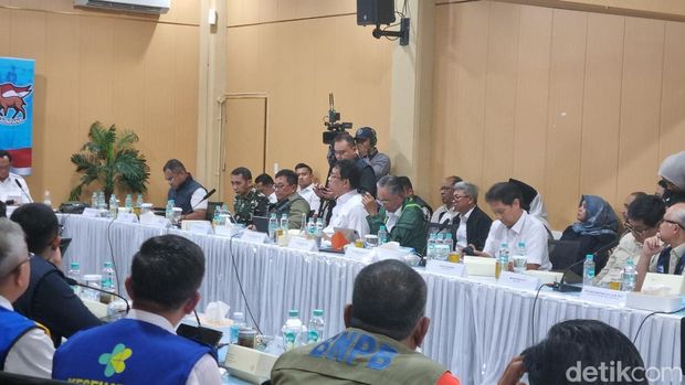 Rakor Satgas Pemulihan Pascabencana DPR dan Satgas Percepatan Rehabilitasi dan Rekonstruksi Pascabencana Pemerintah