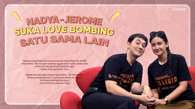 Video KETIK: Skandal Cinta Nadya Arina-Jerome Kurnia di Penerbangan Terakhir 