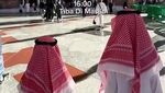 Masyaallah... Momen 2 Putra Celine Evangelista Belajar Ngaji di Masjid Nabawi