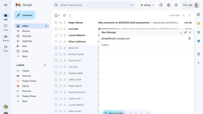 Fitur AI baru di Gmail