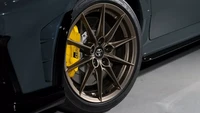 Bukan itu saja, Toyota GR Yaris Morizo RR juga disematkan velg berwarna Matte Bronze, dipadukan dengan kaliper rem berwarna kuning cerah yang mencolok. Foto: Dok. Toyota