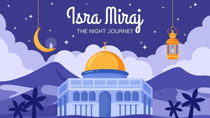 Ilustrasi Isra Mikraj.