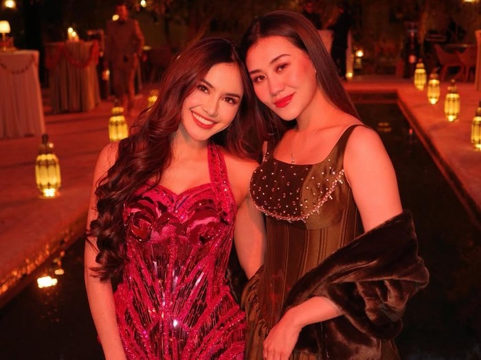 Gaya Mahalini kondangan ke Maroko.