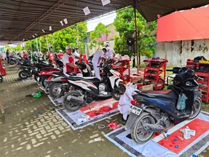 Ribuan Motor Terdampak Banjir Sumatera Dapat Servis Gratis