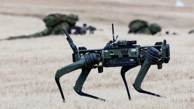 Robot Canggih Vision 60 Ikut Latihan Militer Jepang